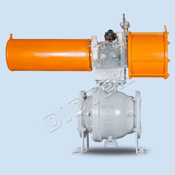 Pneumatic Actuator Low Torque Trunnion Ball Valve